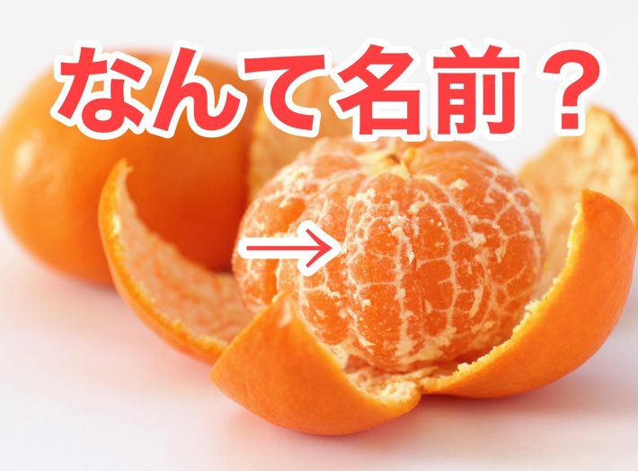 Q.みかんの果肉についている白いすじの名前は？
