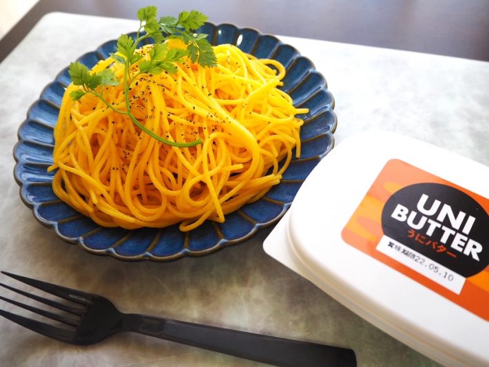 カルディ「うにバター」が万能すぎっ！パスタ、お米、パン、全部あう