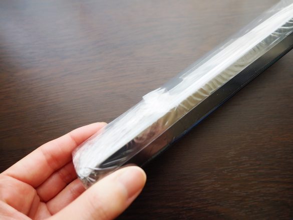 10秒ほどで裏面はピッチリ。