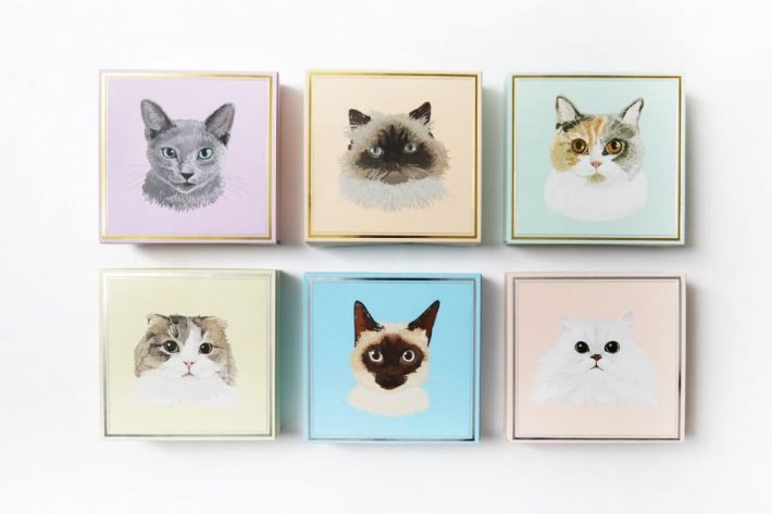 「にゃんチー」「ふぃにゃんシェ」のパッケージ（株式会社オールハーツ・カンパニー）