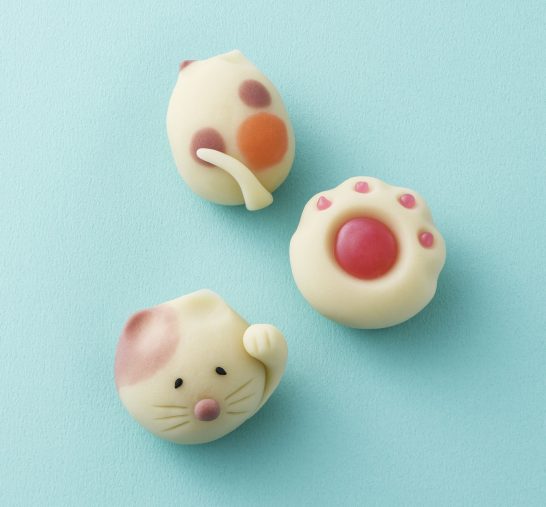 猫の練り切り3点セット