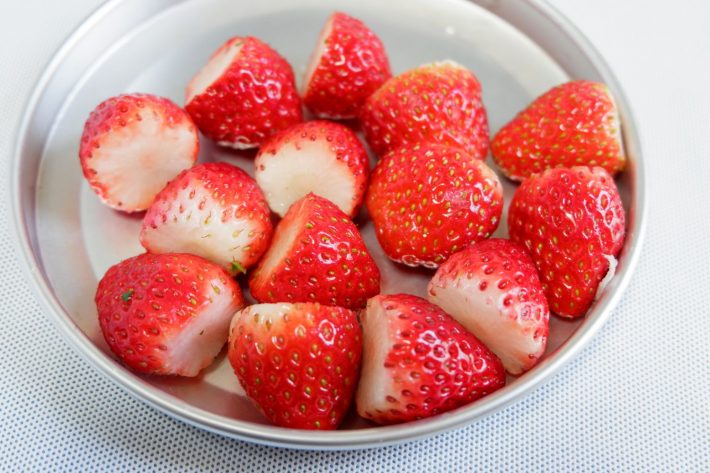 いちご大福の大量生産