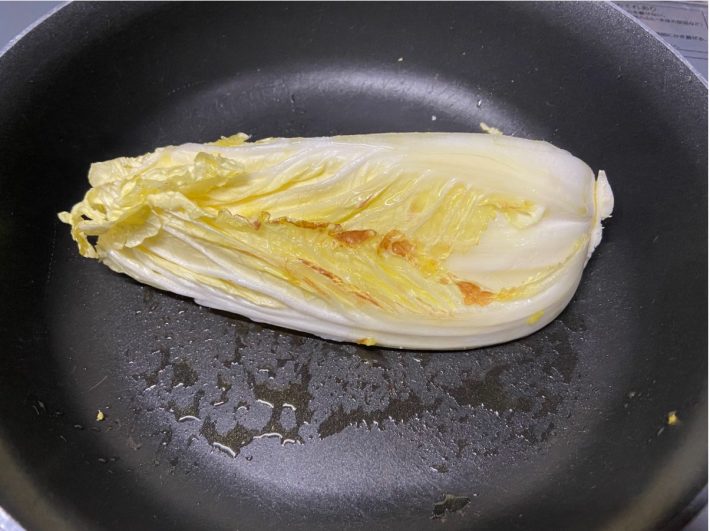 フタをして軽く蒸し焼きにするのがおすすめ