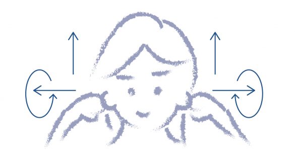 耳のマッサージ