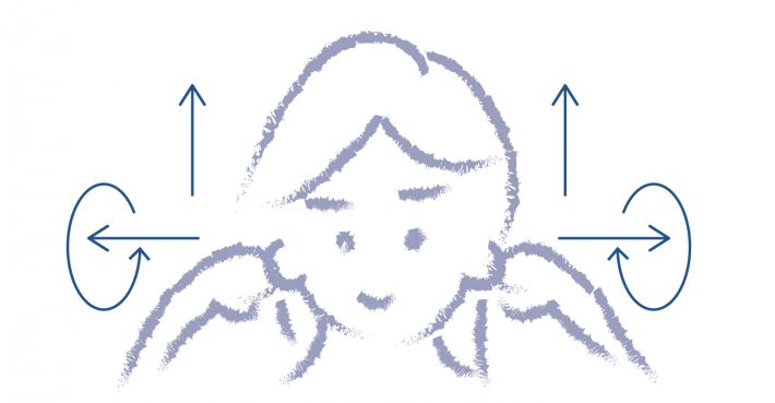 耳のマッサージ