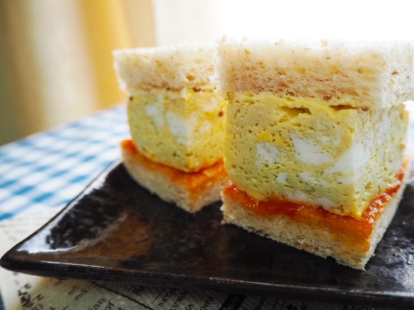 ふわふわのタマゴサンドが完成！