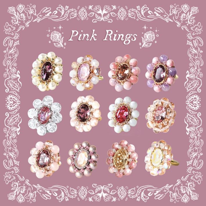 リングの土台の金属部分もデザインを描き発注