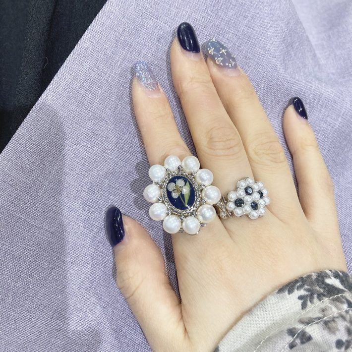 シックな色の指輪2