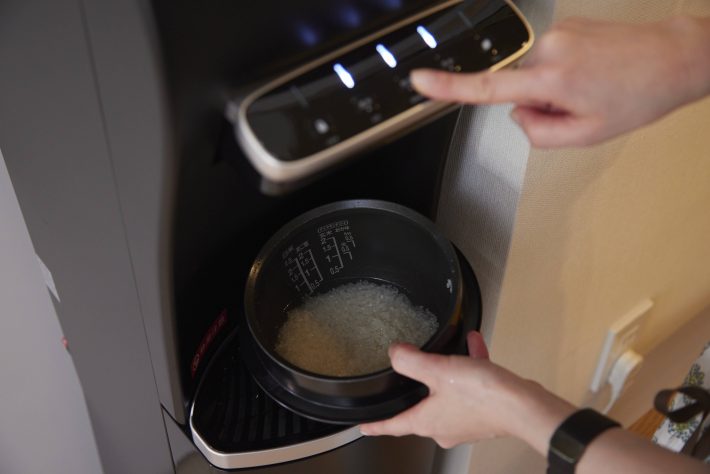 炊飯用のお水にも