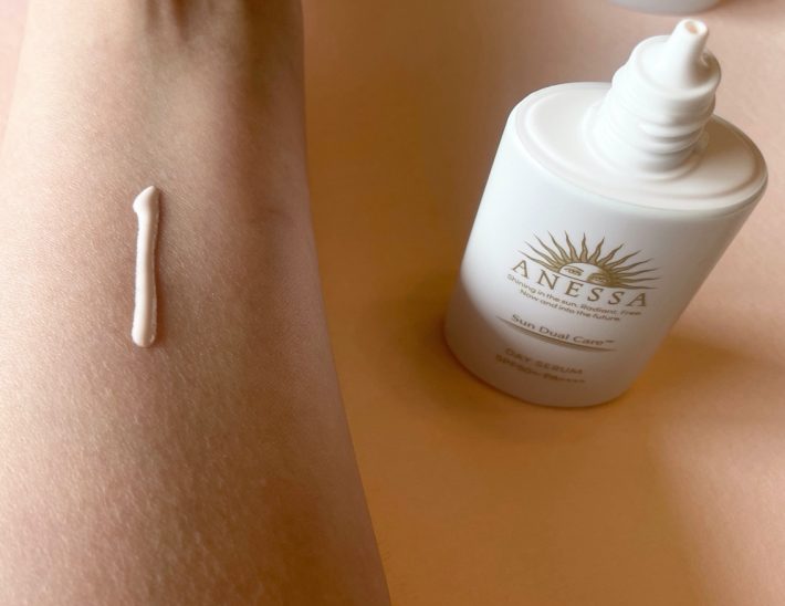 ほんのりパールのかかったピンク系