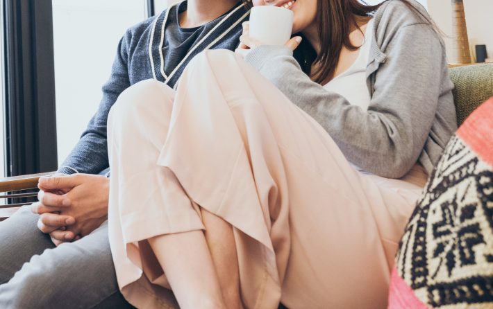 夫婦二人で新居へ引越し