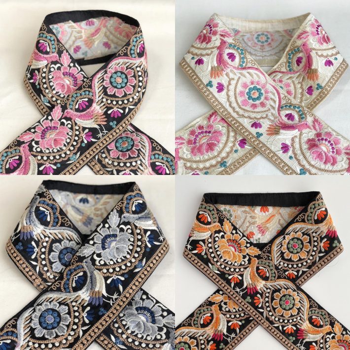 2年前にインド刺繍リボンと出会い魅了される