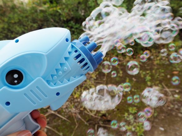 大量のシャボン玉が出てきた!