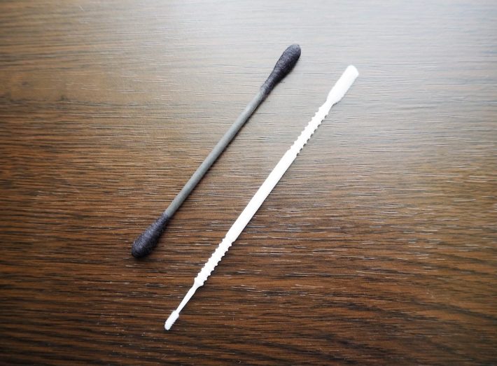 綿棒と比べてみた