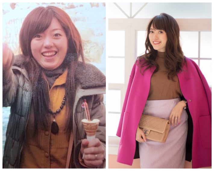 昔と今の松田リエさん