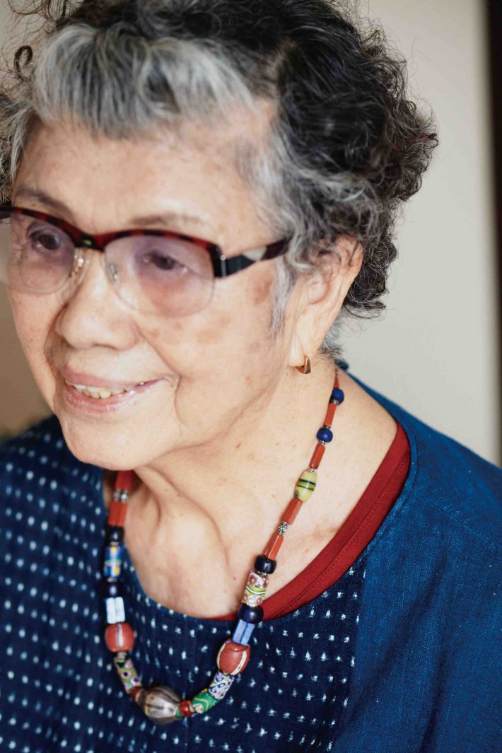 80歳でピアスもあけました