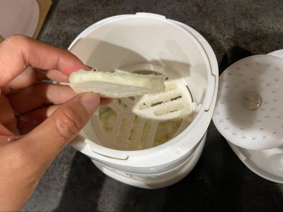 最後の8mmくらいはなかなか擦りおろせず