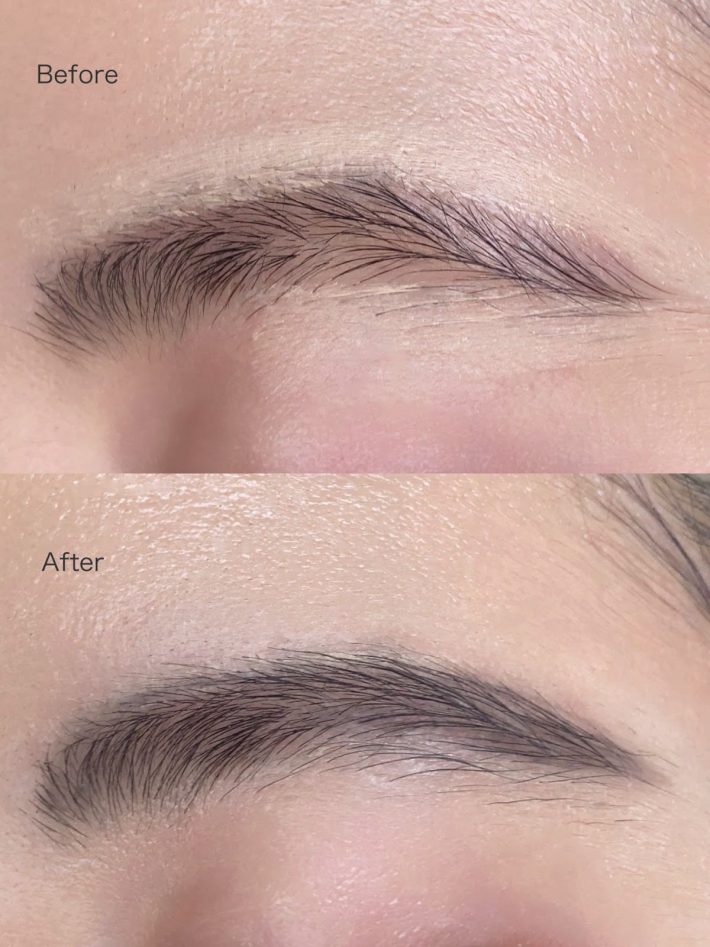 のっぺり眉から立体眉へ目元印象アップ