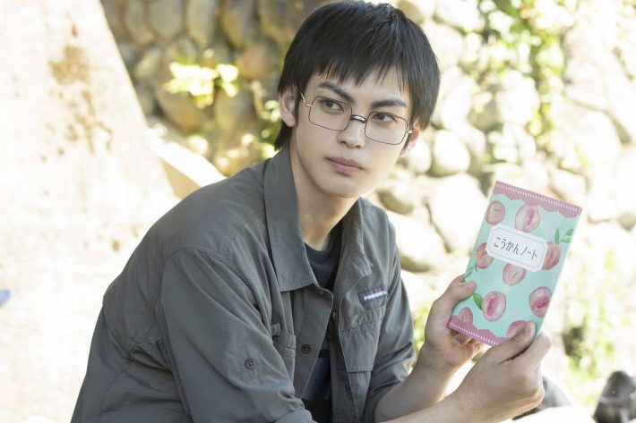 撮影では度入りメガネを使用