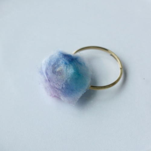 Kino.Q「溶ける指輪　紫陽花カラー」