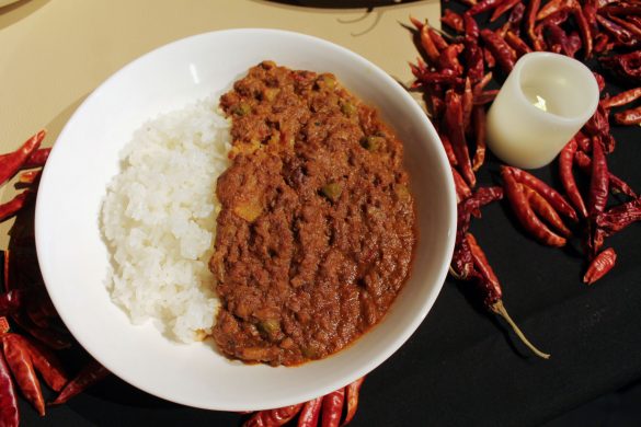 「ヤバ辛キーマカレー」800円