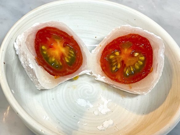 味が想像できない！塩トマト大福をお取り寄せ、さっぱりしてて美味しい