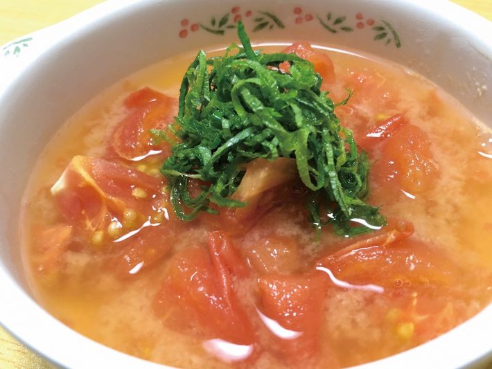 トマト味噌汁