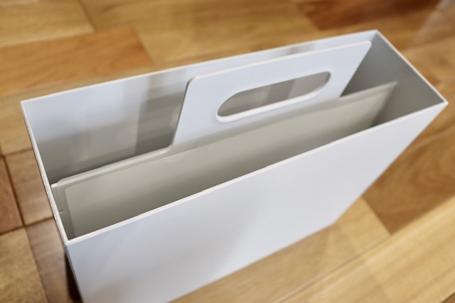 中でプリントが倒れない