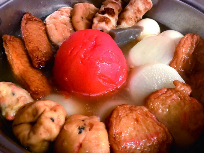 おでんにトマト