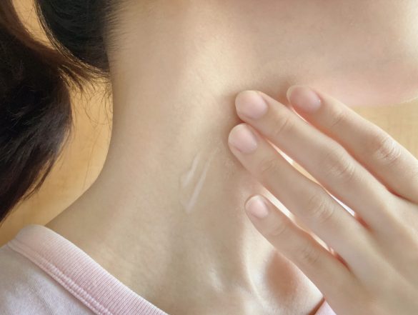 気になる首のシワもまとめてケアできる