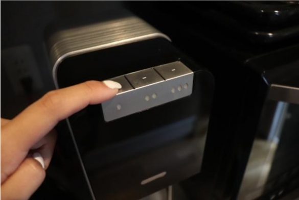 3段階で好みの炭酸が作れる