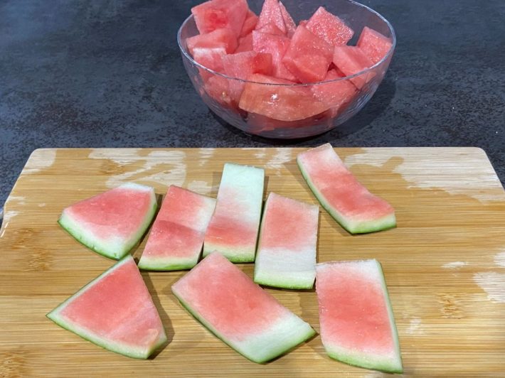 赤い部分を少し残すと甘みが出ます