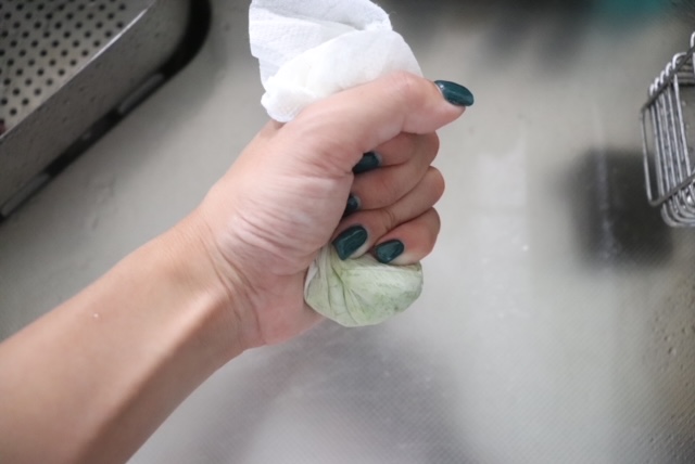 一枚でしっかり水切り出来る