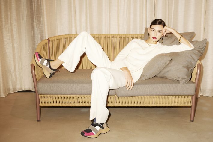 ラッピングソール・ベルテッドスニーカー