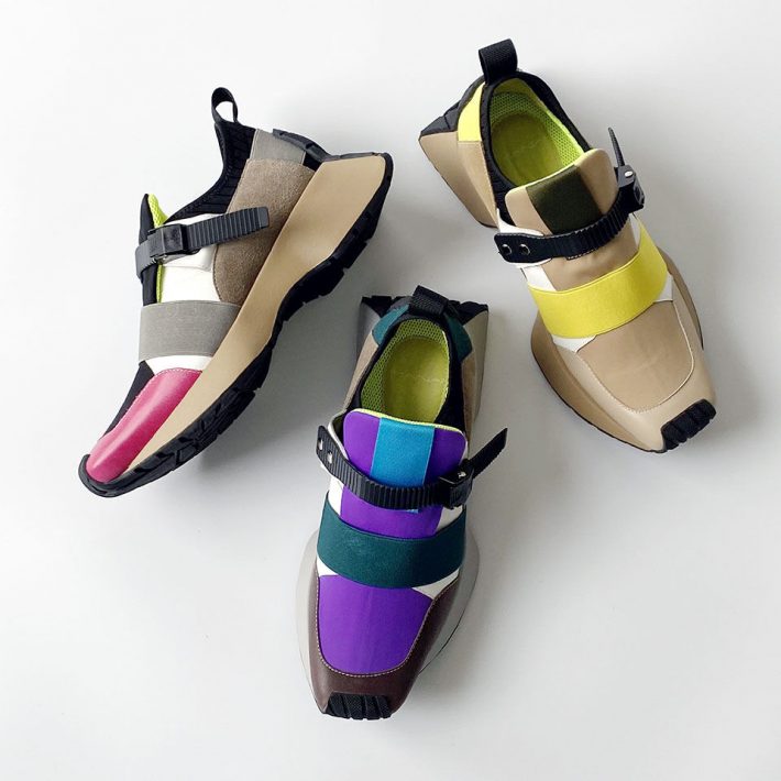 ラッピングソール・ベルテッドスニーカー