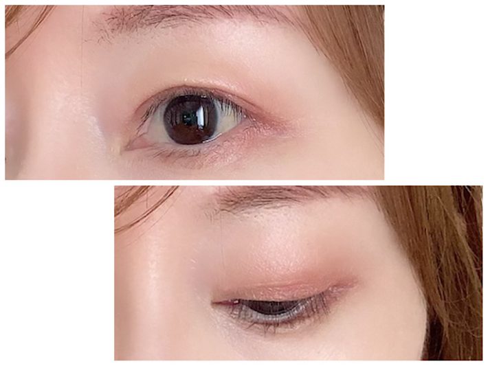 目の印象が深まるグラデーション