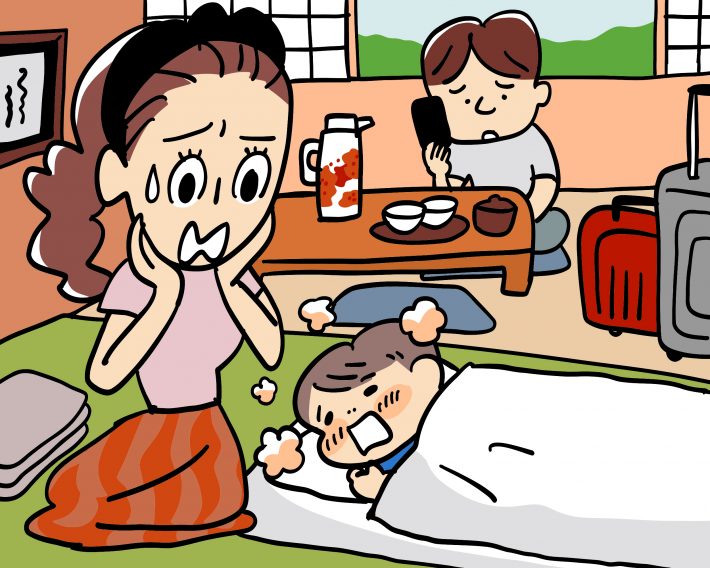 食事も食べられない状態に…