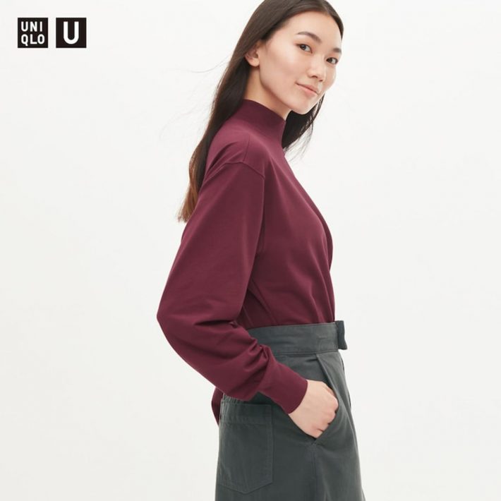 UNIQLO・ヒートテックコットンタートルネックT