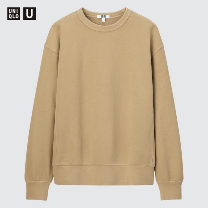 UNIQLO・ガーメントダイスウェットシャツ