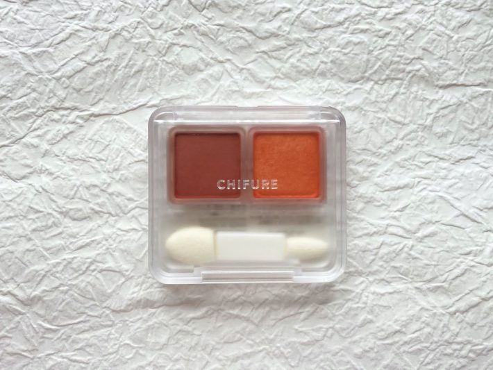 ちふれのツインカラーアイシャドウに秋の気配