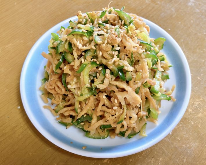 切り干し大根の腸活ぱりぱりサラダ
