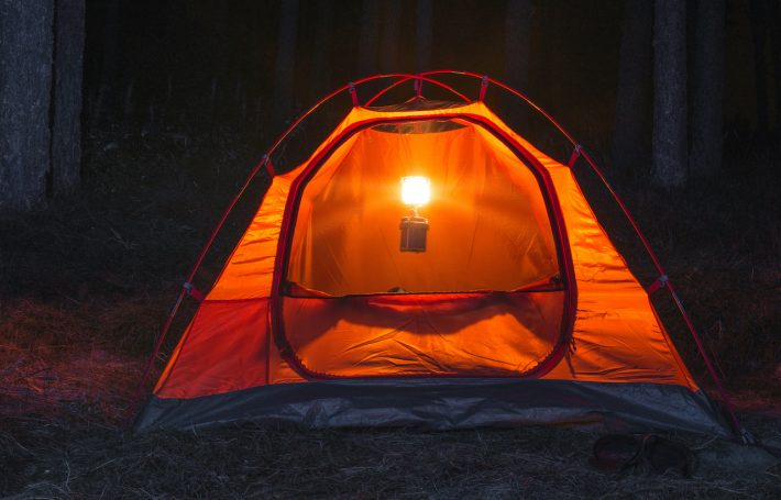 用意されたテントは1つだけ