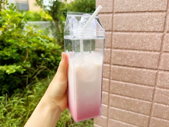 ピンクのグラデーションがかわいい