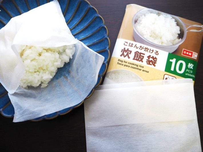 ダイソーの湯炊き袋