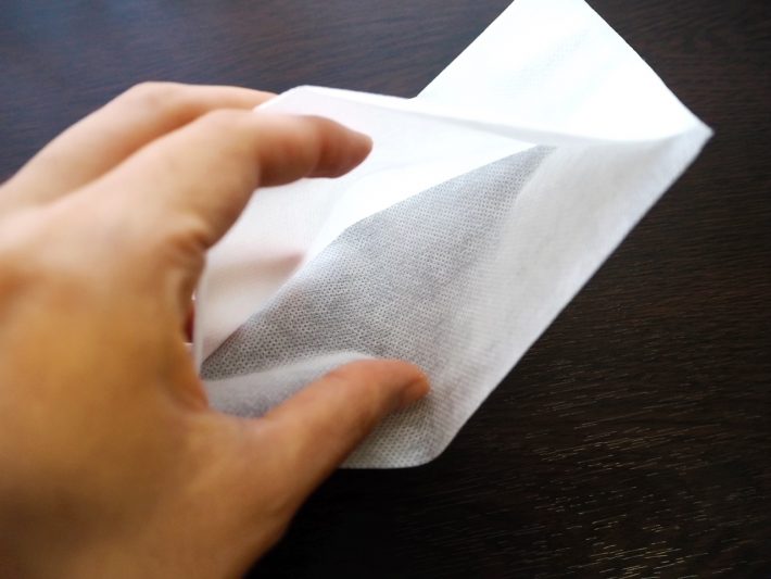 袋の中にお米を入れて使う