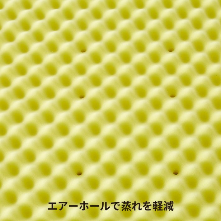 点のあいだにはいくつかのエアーホールが存在