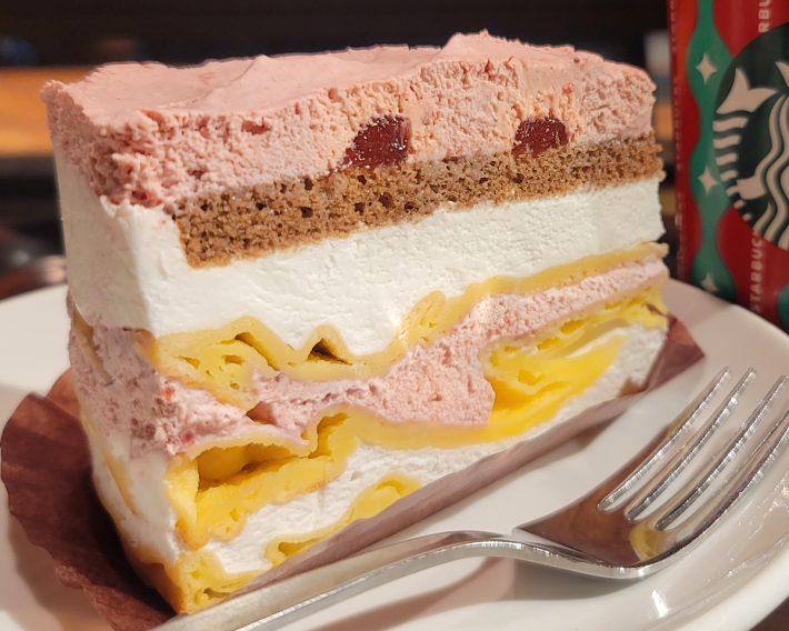 層の断面が美しく、各層の個性が光ります