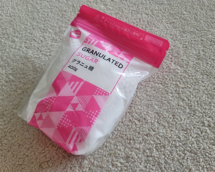 純度が高いグラニュー糖