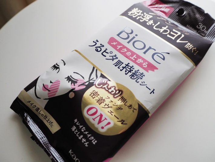 「ビオレ メイクの上からうるピタ肌持続シート（30枚/43ml）」