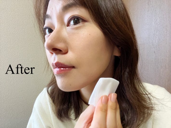 目じりのシワのファンデーションが消えた！